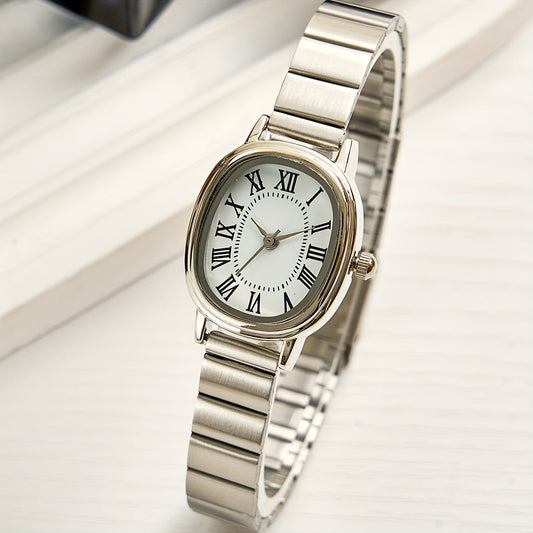 Minimalist Ladies' Quartz Watch – Silver Stainless Steel