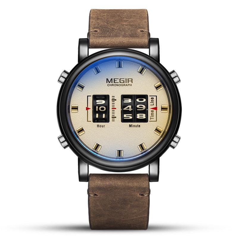 Megir Roller Watch For Men 2137