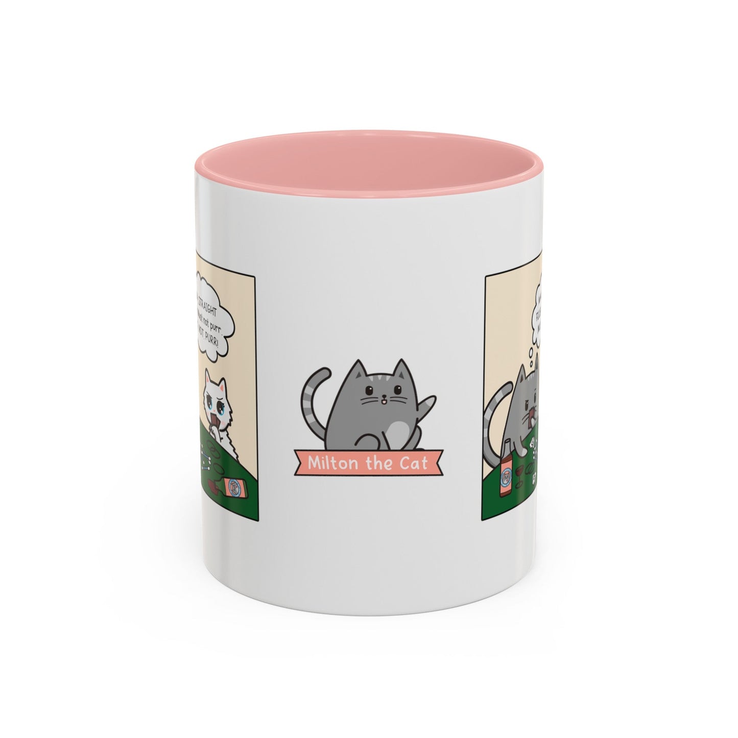 Cat Poker Comic Mug