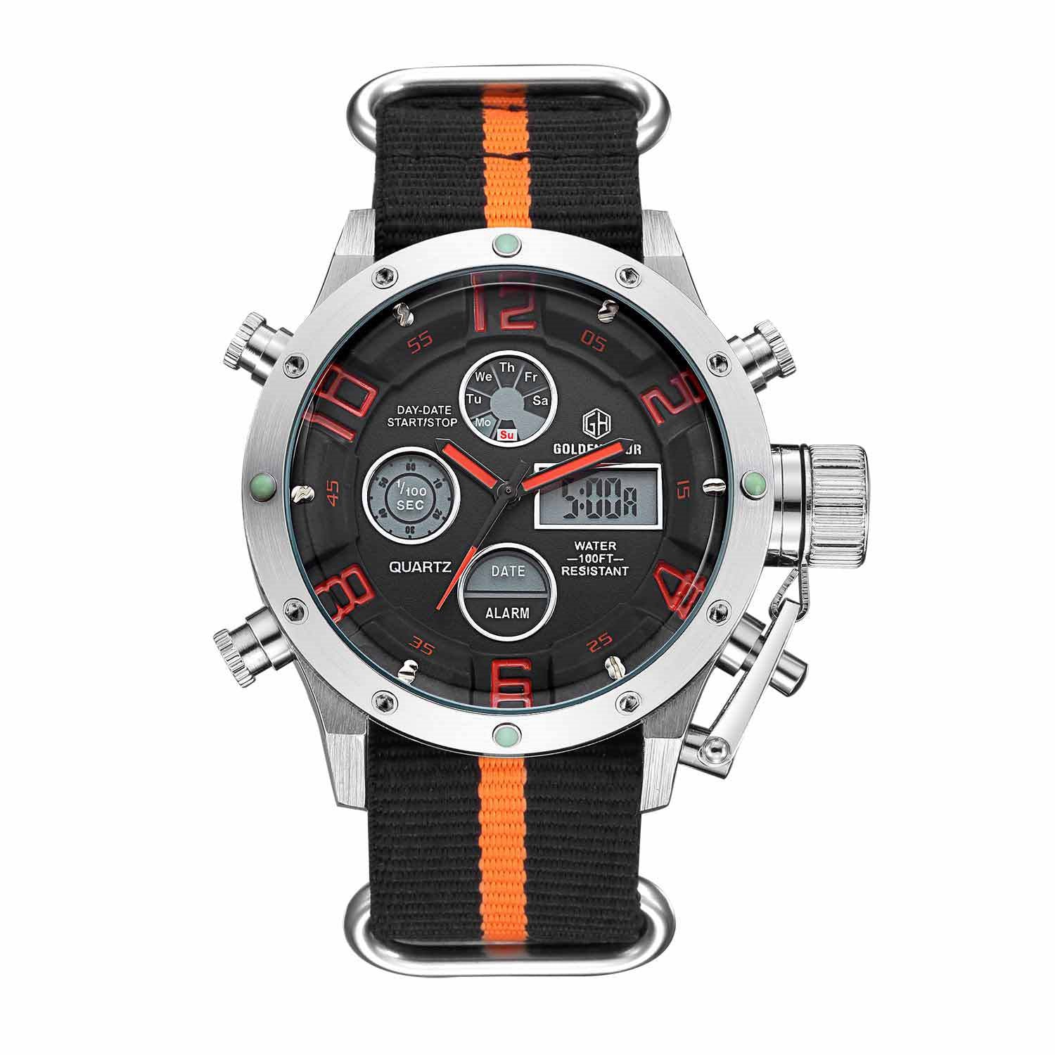 Golden Hour Sports Watch For Men