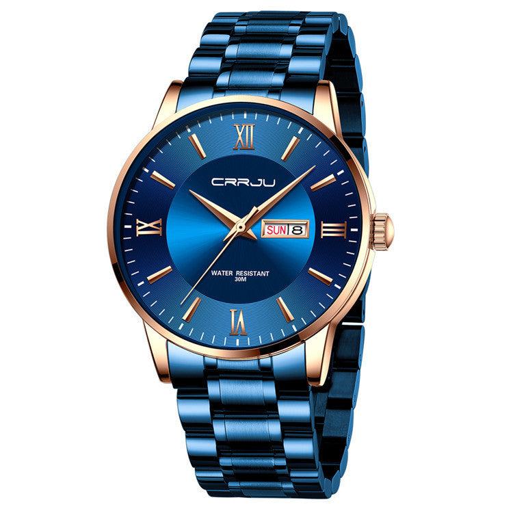 CRRJU Steel Casual Quartz Analog Watch For Men 2175