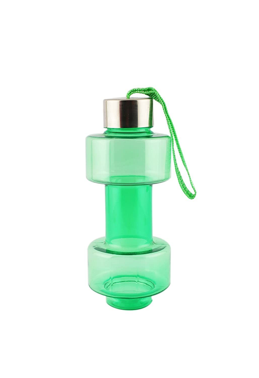 Steel Cap Plastic water Dumbbells Bottle
