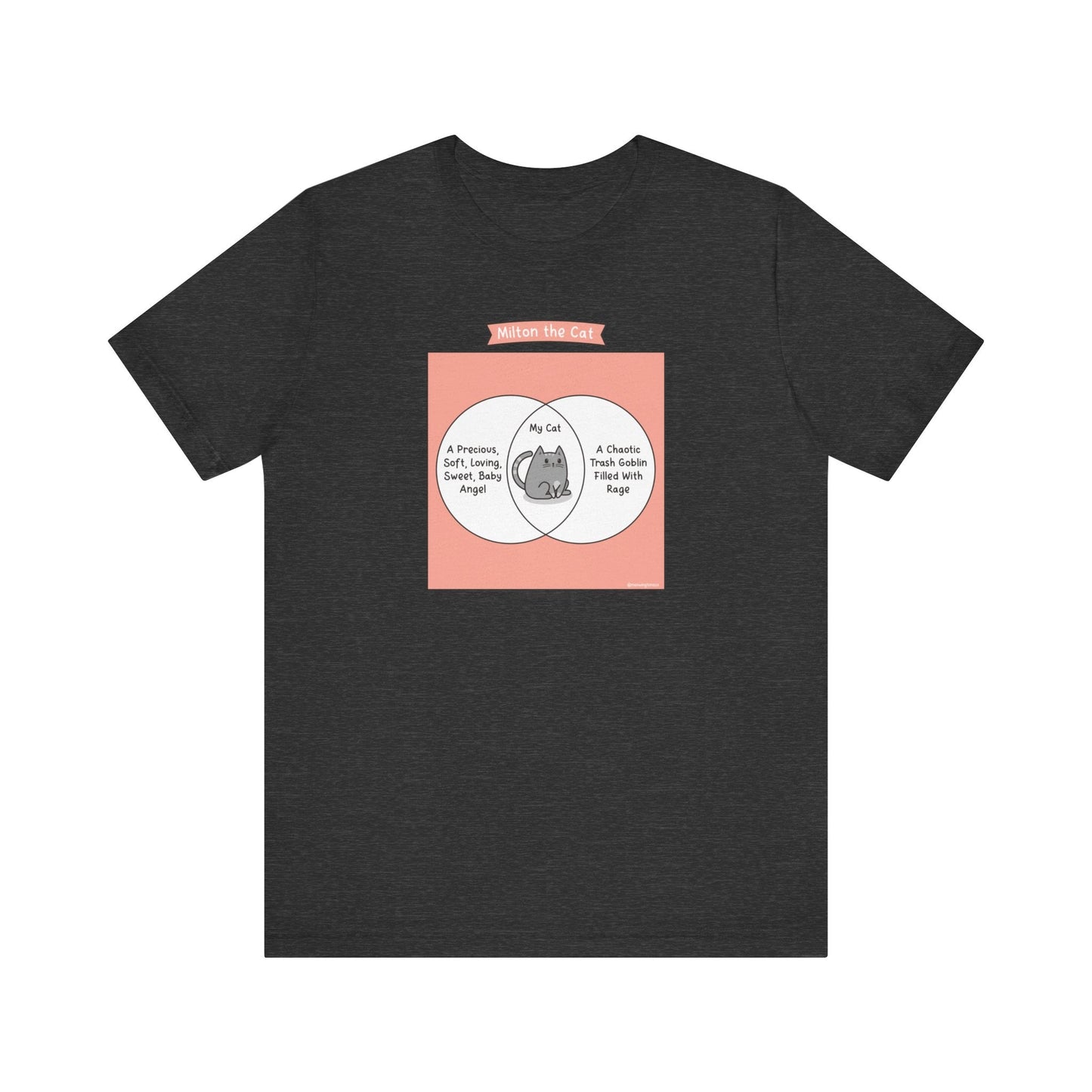 Cat Venn Diagram Comic T-Shirt
