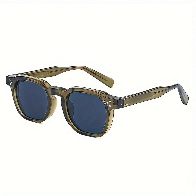Vintage Retro Square Frame Glasses – Stylish Accessories for Adventurers