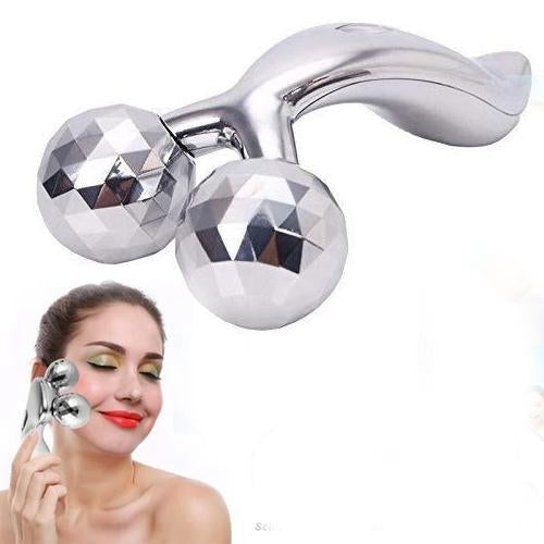 '-3D Roller Face Massager