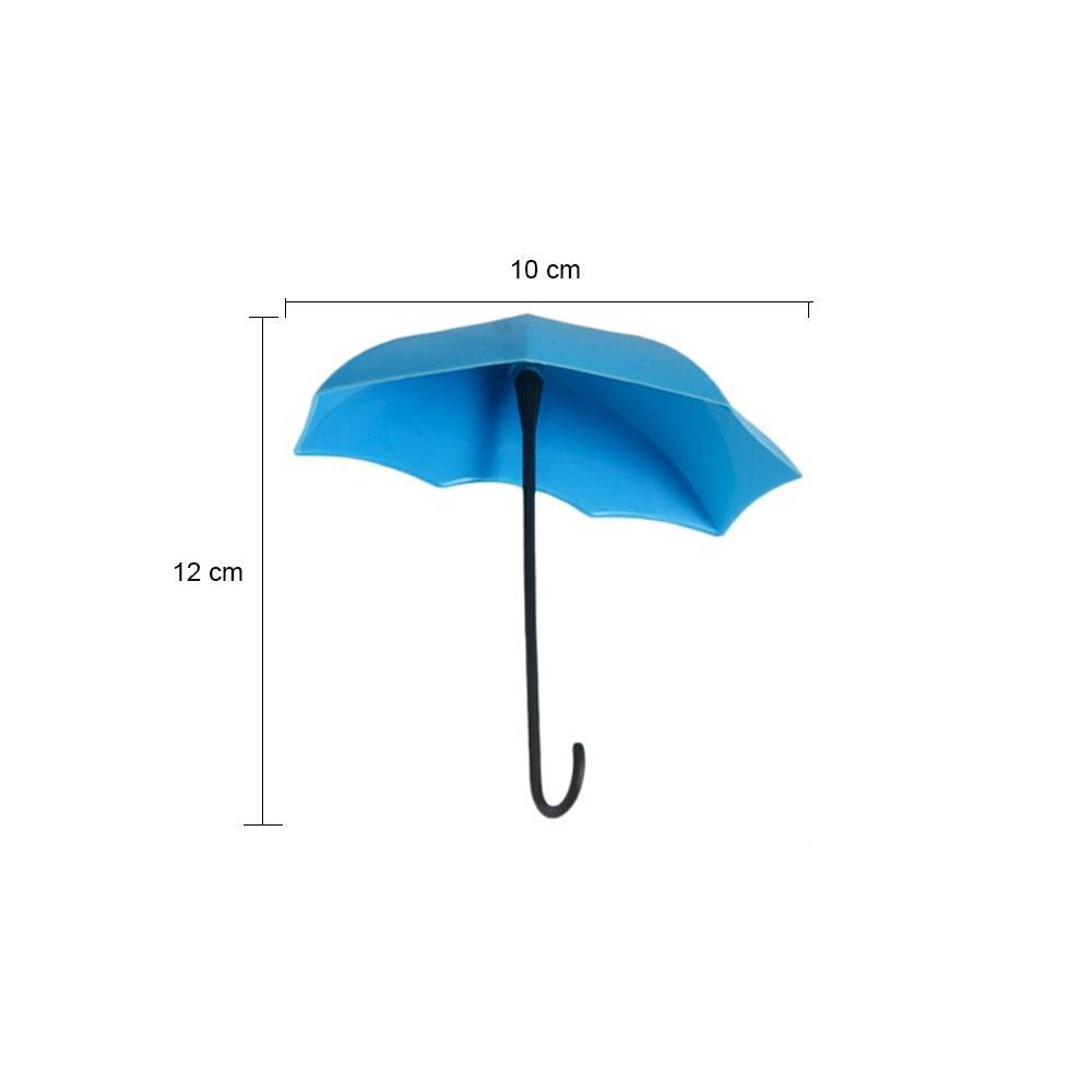 3pcs/set Cute Umbrella Wall Mount Key Holder Wall Hook Hanger Organizer Durable Wall hooks bathroom kitchen Umbrella Wall Hook