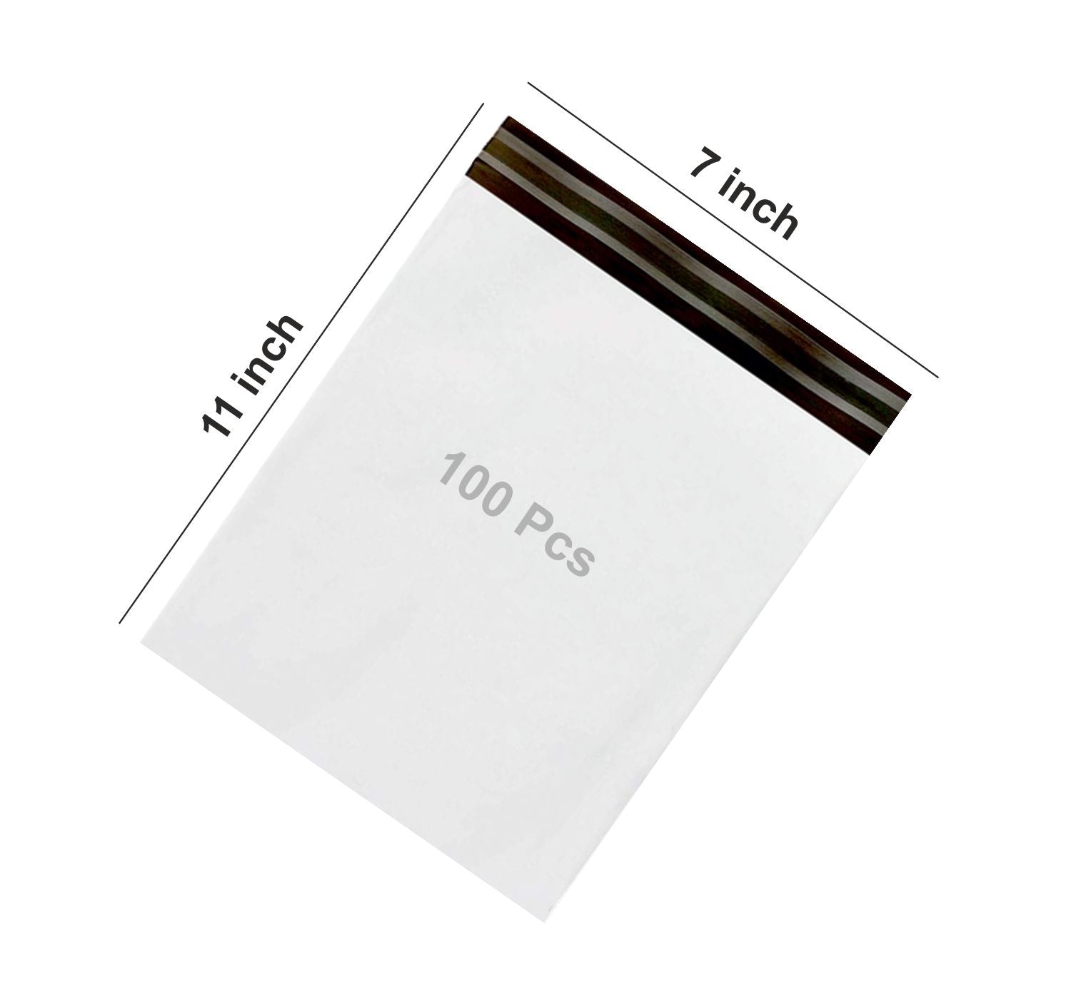 POD pouch Secure Tamper Proof Courier Bags,100 pcs (7 x 11 Inch) 