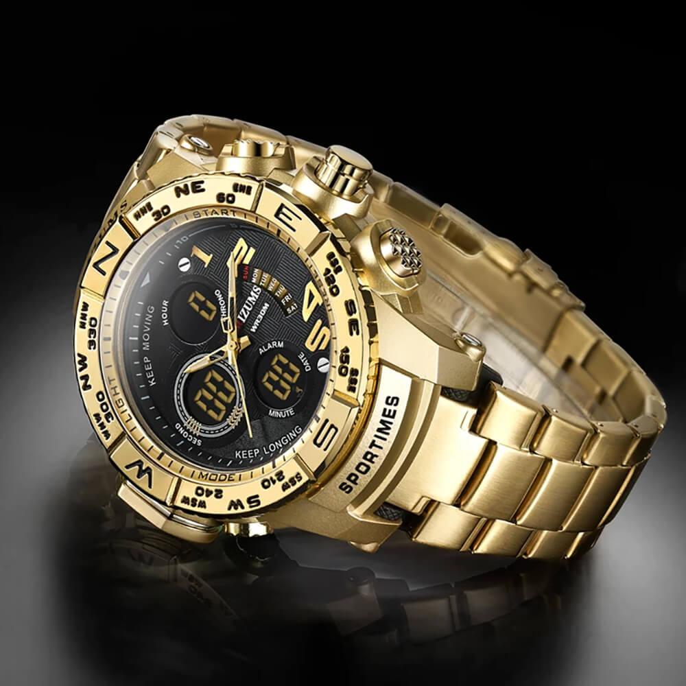 Mizums 8002 Analog Digital Quartz Watch For Men