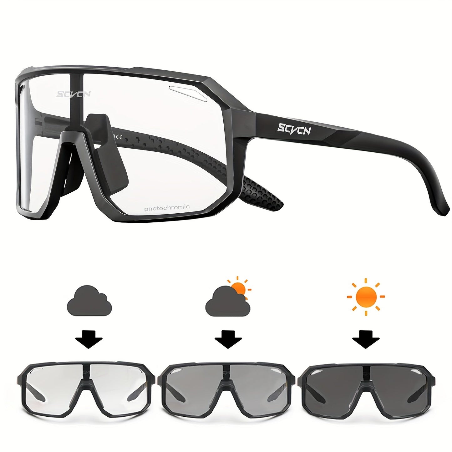 Classic Racing Cycling Glasses – Photochromic Outdoor Eyewear