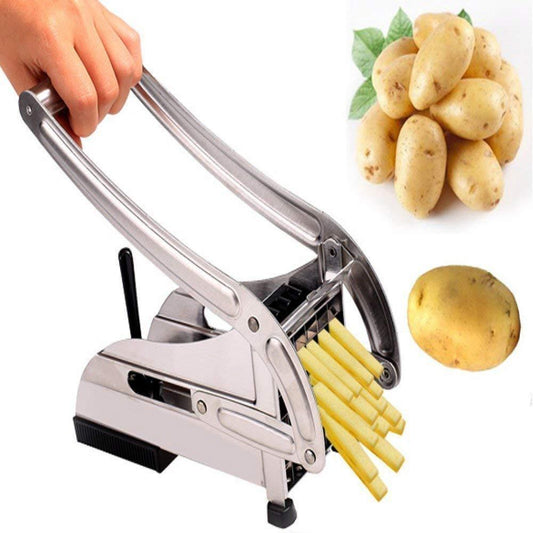 tainless Steel French Fries Potato Chips Strip Cutter Machine