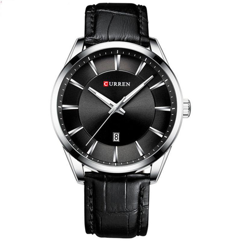 Curren Men's Business Belt Calendar Waterproof Quartz Watch