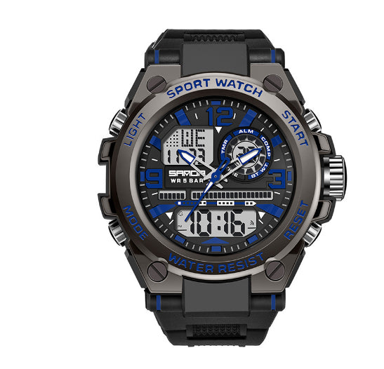 Sanda Trendy analog Digital Waterproof Watch For Men 739