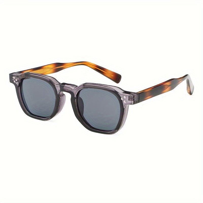 Vintage Retro Square Frame Glasses – Stylish Accessories for Adventurers