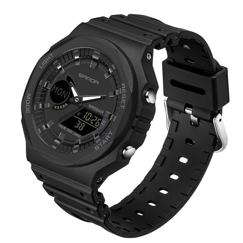 Sanda Sports Waterproof Analog Digital Watch for Men 6016