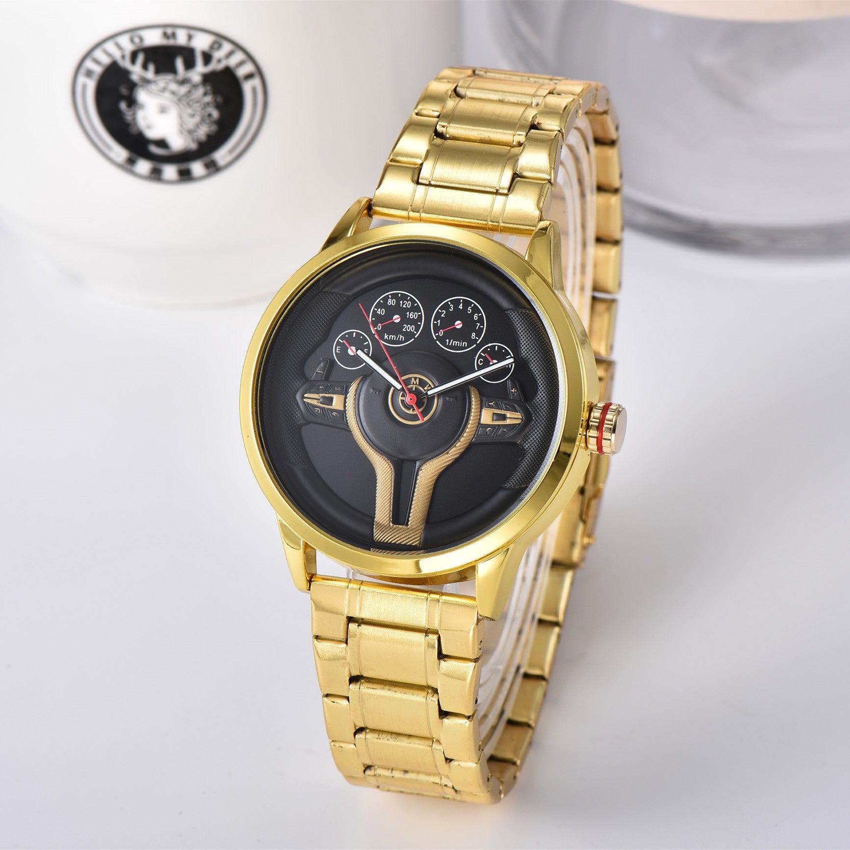 Steering Wheel Fashion Watch For Men