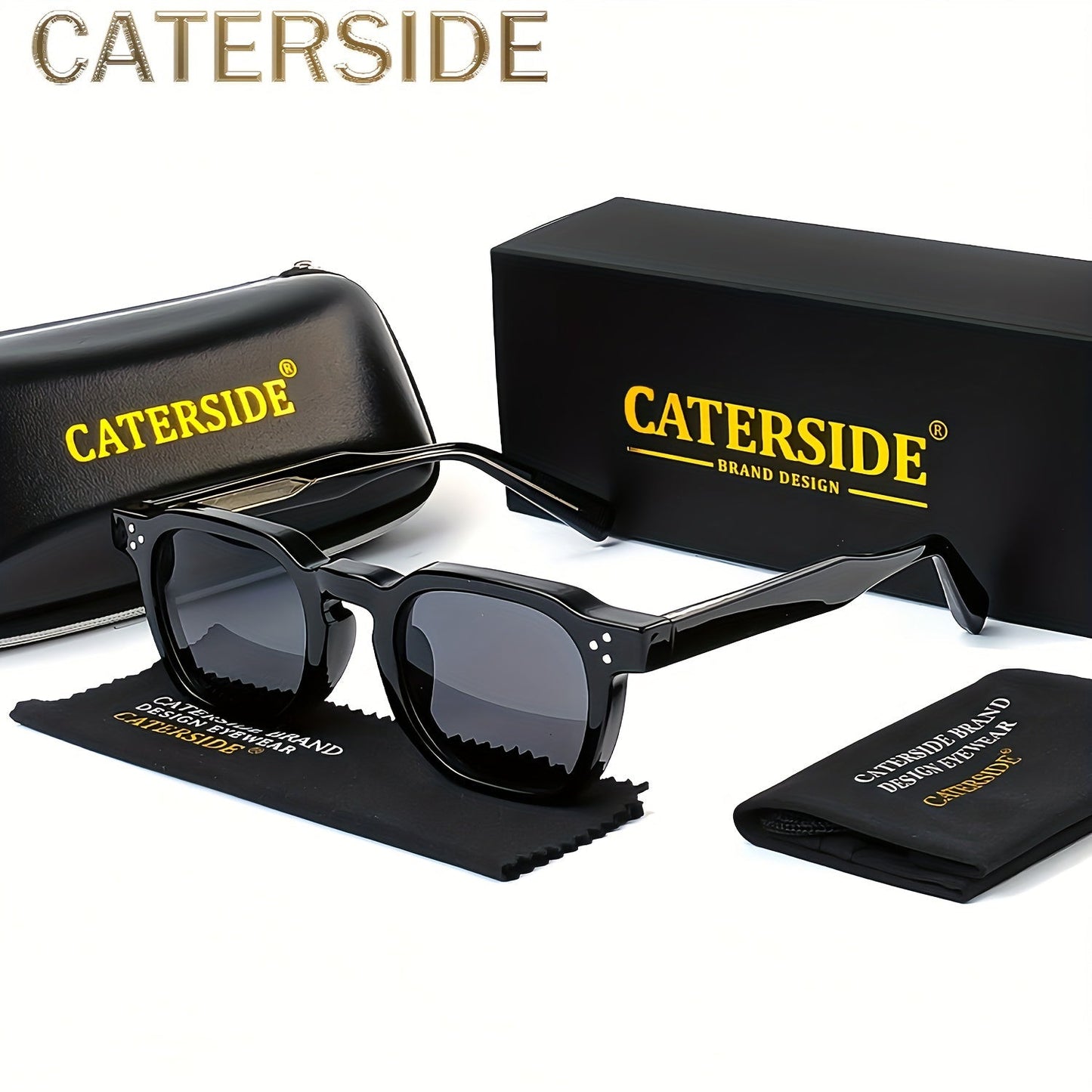 Caterside Fashion Glasses – Versatile Square Frames for All
