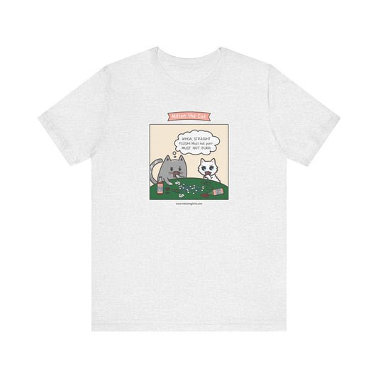 Cat Poker Comic T-Shirt