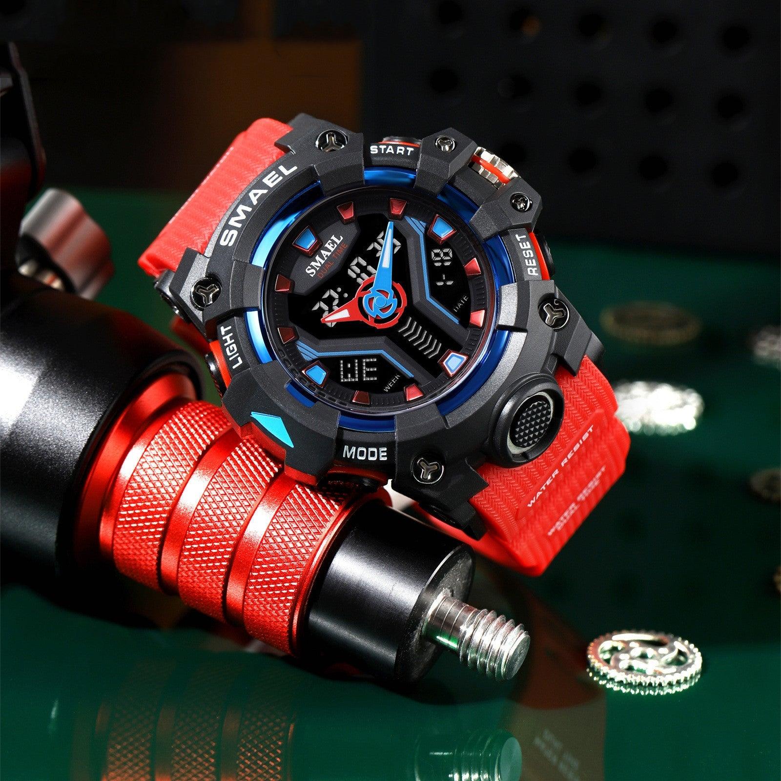 SMAEL 8075 Men's Analog Digital Waterproof Outdoor Multifunctional Watch For men