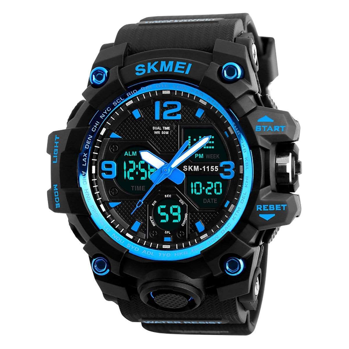 Skmei 1155B Original Analog Digital waterproof Sports watch for men