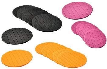 Coasters Round Heat Resistant Pads Flexible for Home Kitchen Tools Tableware (3 pack)