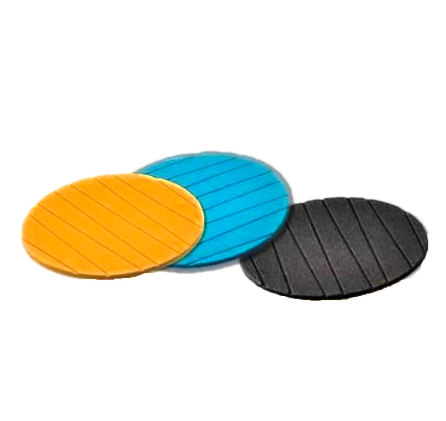 Coasters Round Heat Resistant Pads Flexible for Home Kitchen Tools Tableware (3 pack)
