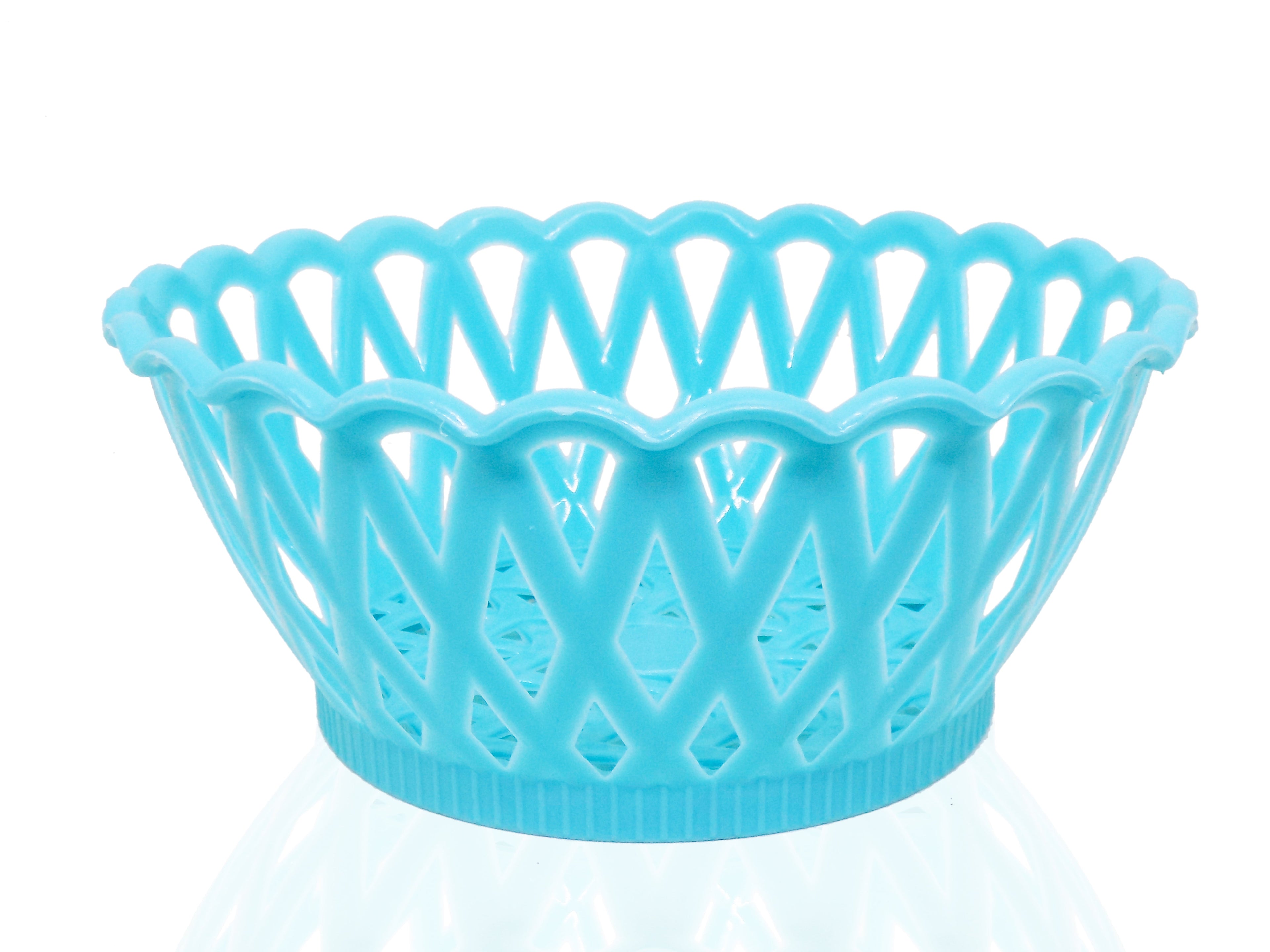 Multipurpose Round Storage Plastic Basket Tray (3pcs)
