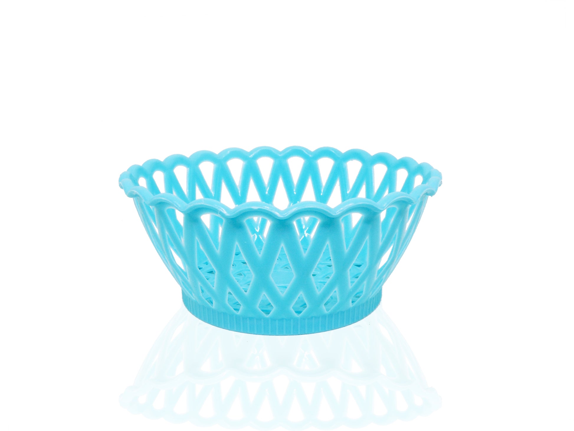 Multipurpose Round Storage Plastic Basket Tray (3pcs)