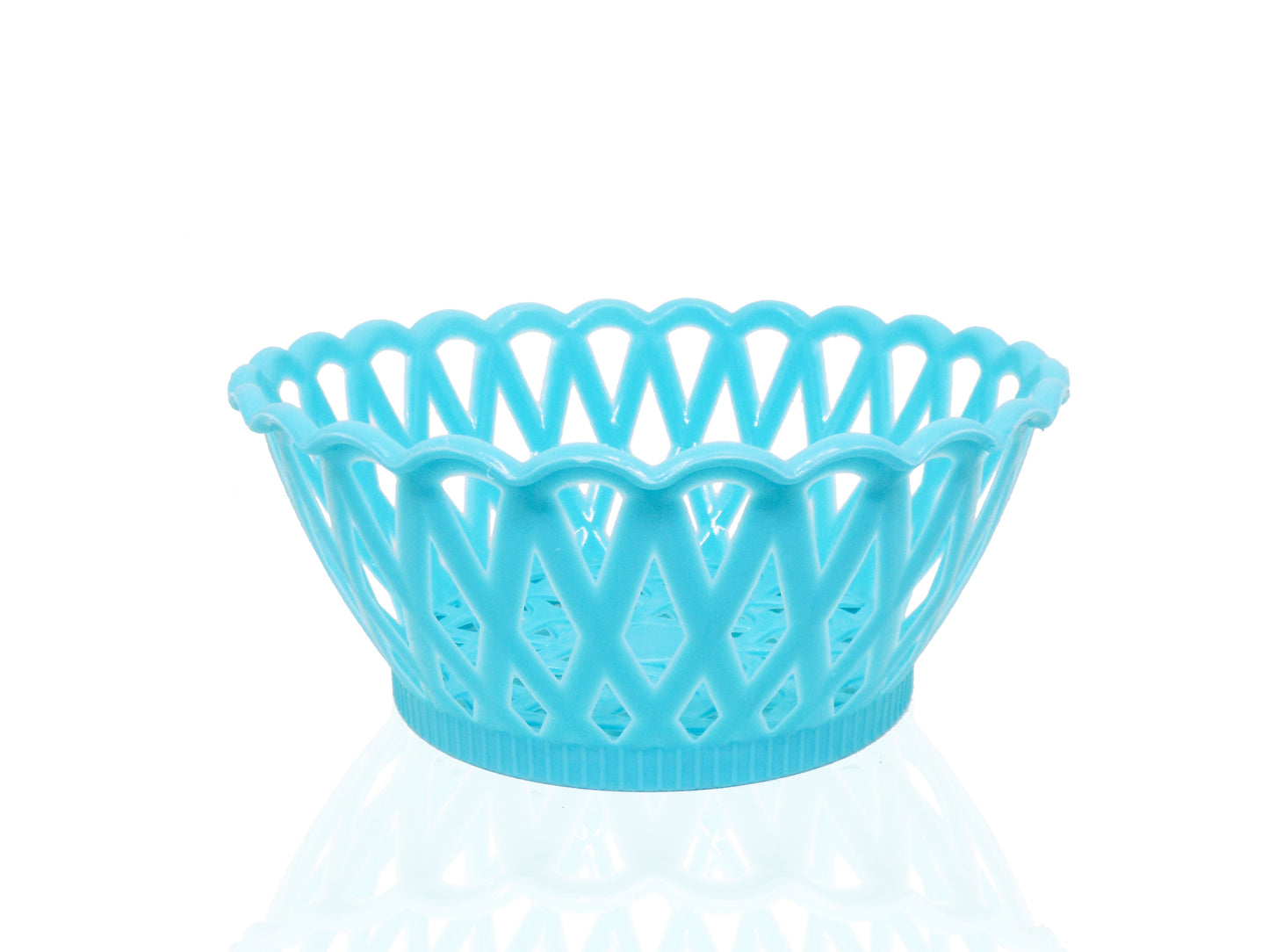 Multipurpose Round Storage Plastic Basket Tray (3pcs)