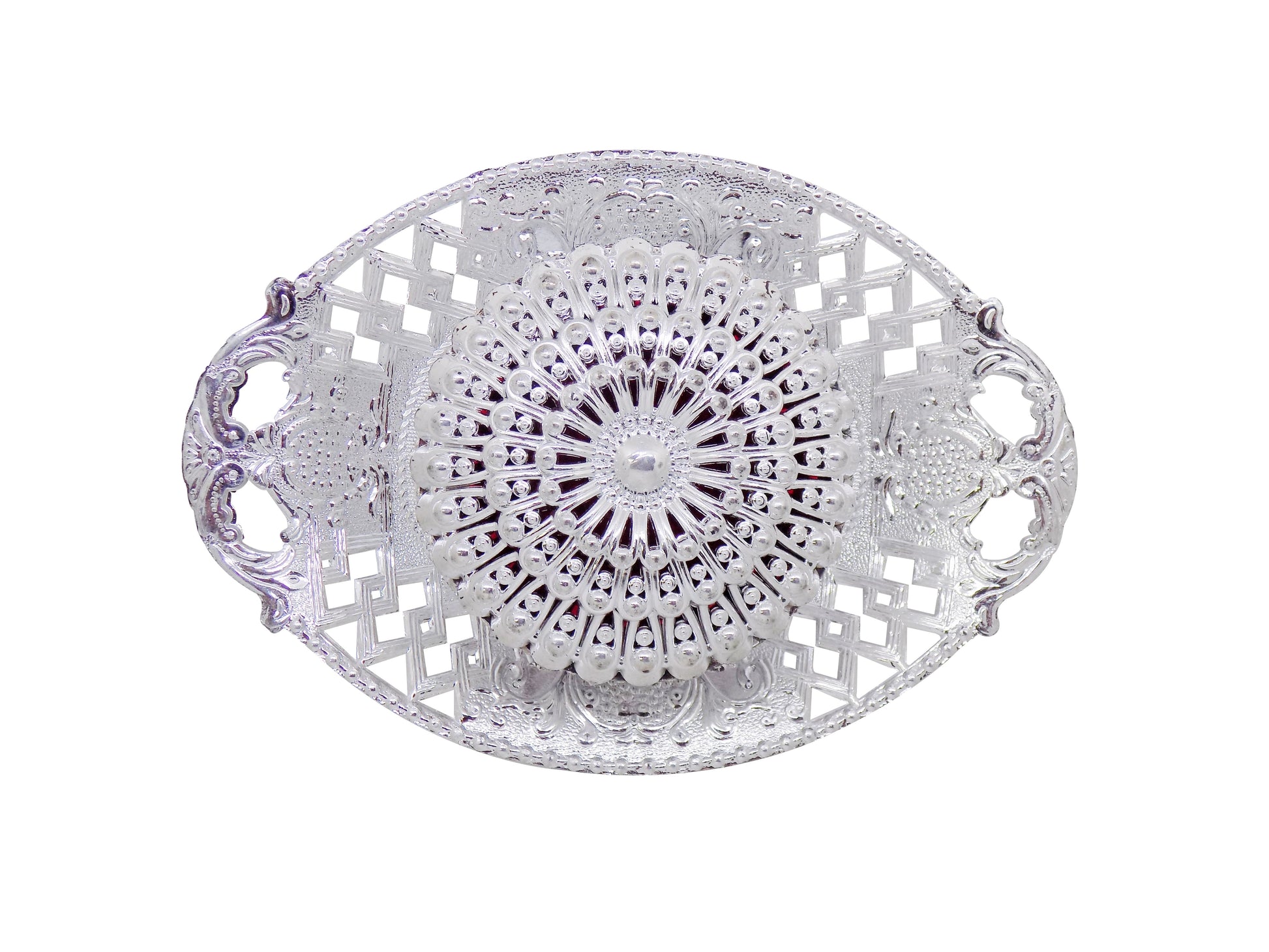 Dry Fruit, Chocolates, Mouth Freshener, Nuts and Mukhvas Storage, Serving Decorative Box with Serving Tray 