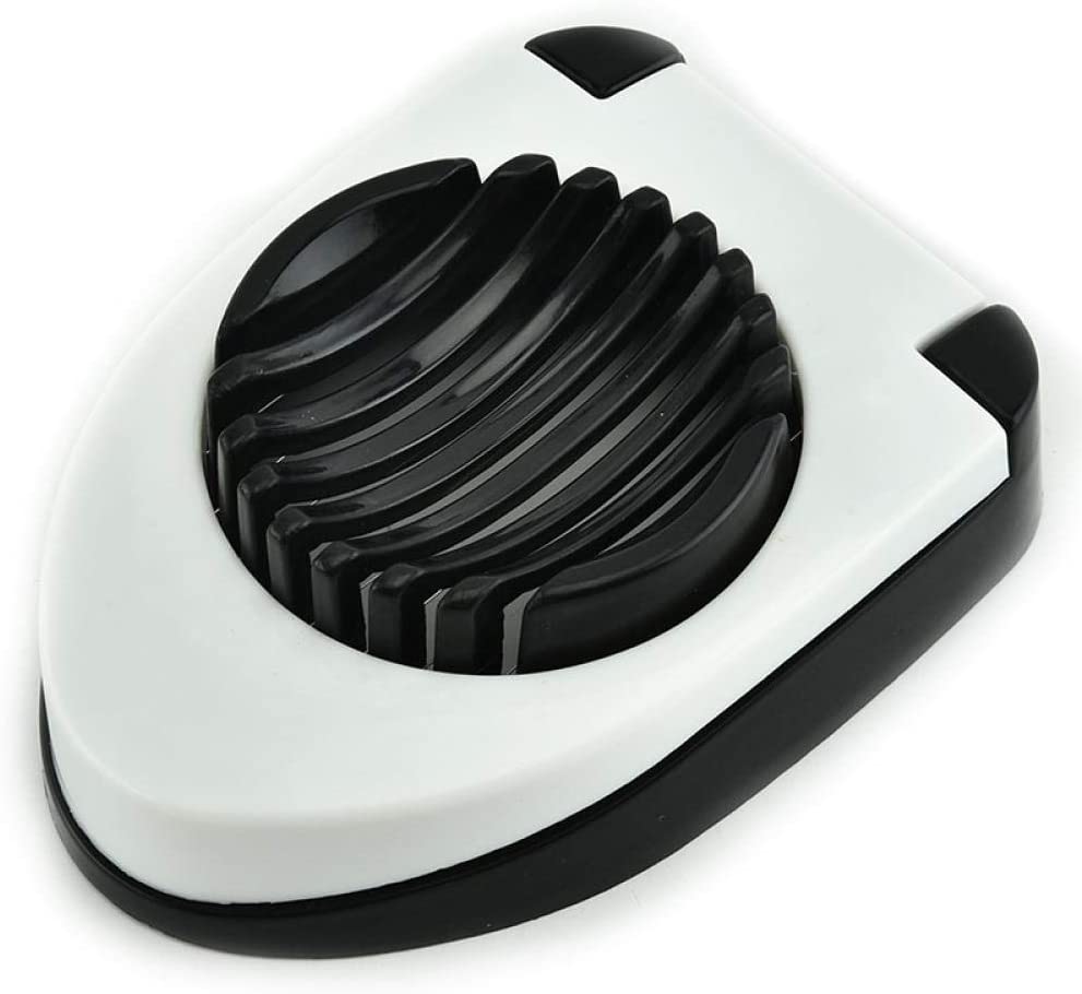 Oval Shape Plastic Multi Purpose Egg Cutter/Slicer with Stainless Steel Wires