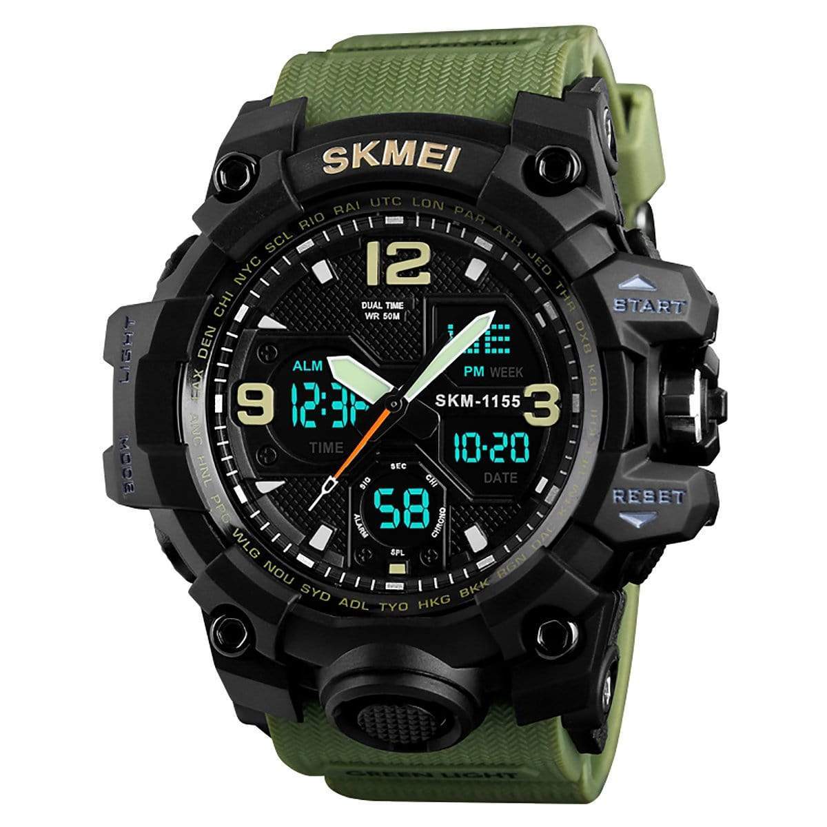Skmei 1155B Original Analog Digital waterproof Sports watch for men
