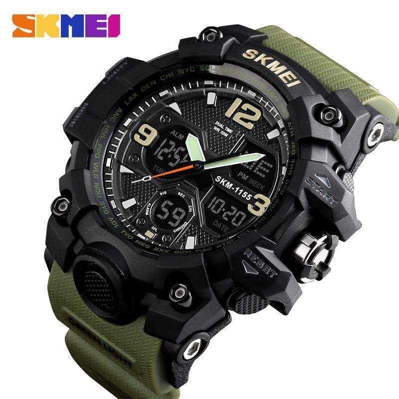 Skmei 1155B Original Analog Digital waterproof Sports watch for men