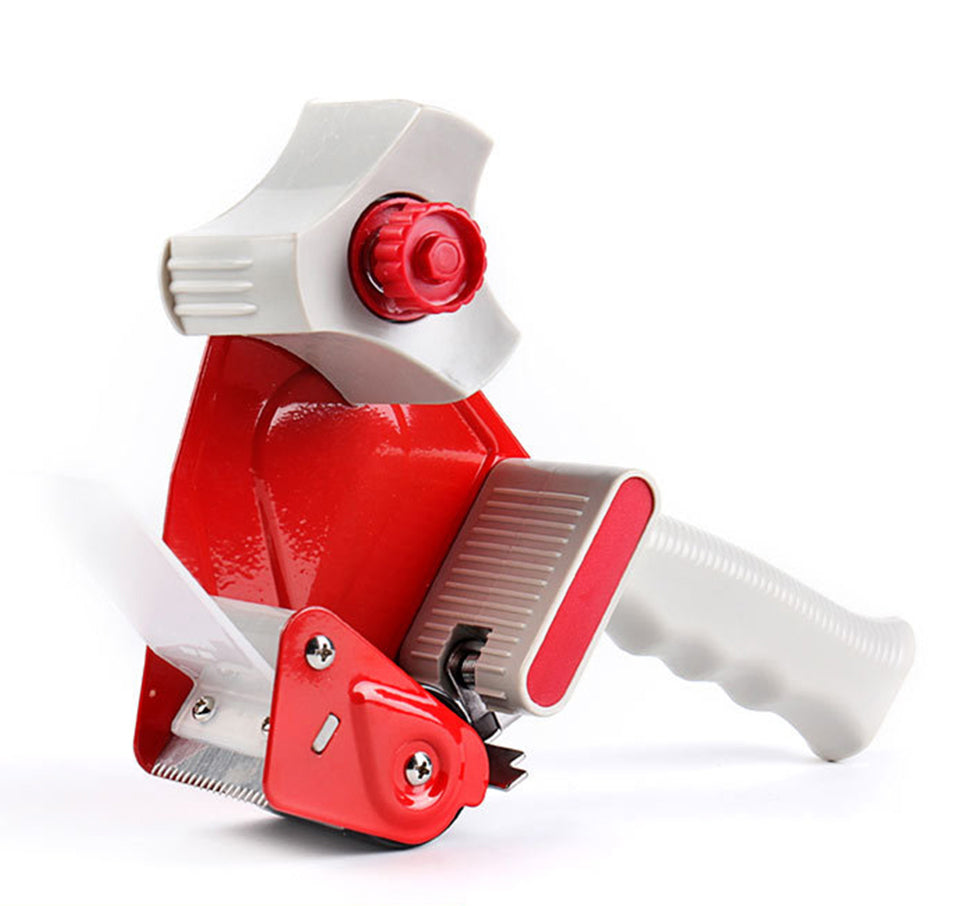 Hand-Held Packing Tape Dispenser with Retractable Blade for Tape