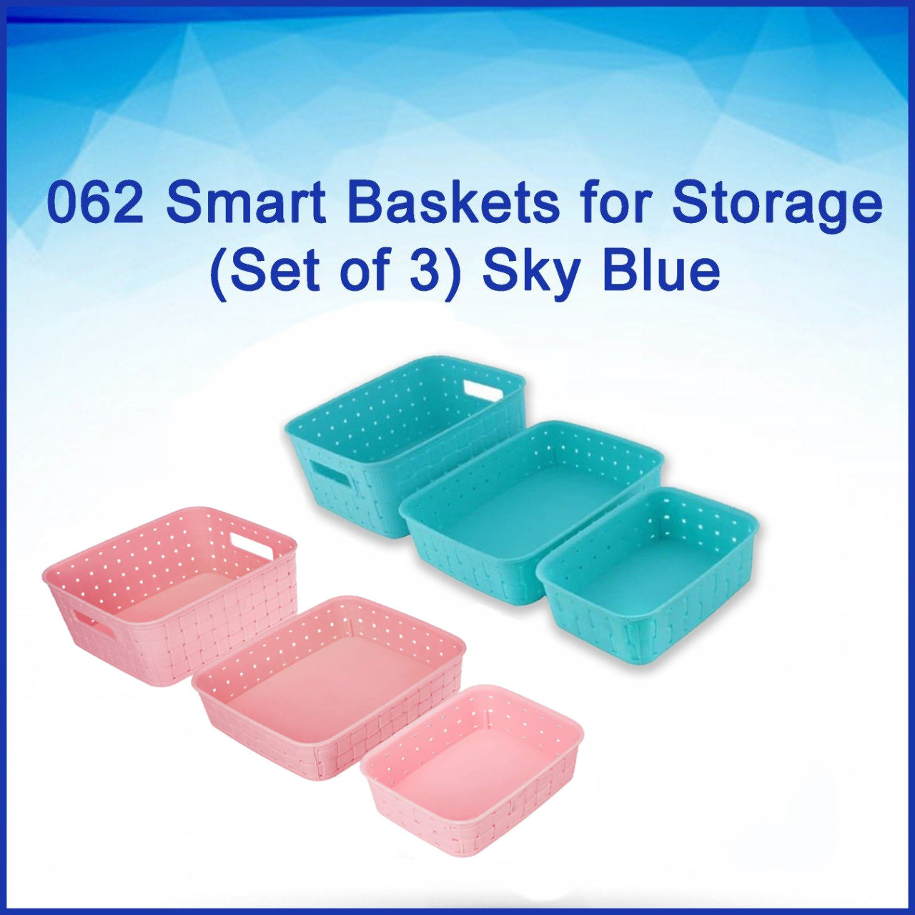 Smart Baskets for Storage(Set of 3)