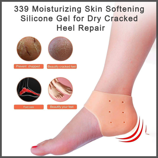Moisturizing Skin Softening Silicone Gel for Dry Cracked Heel Repair (Multicolour)