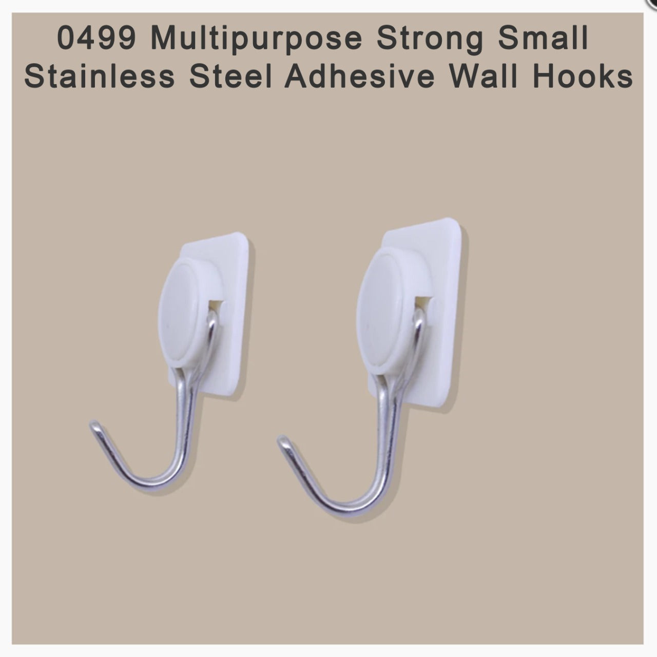 Multipurpose Strong Small Stainless Steel Adhesive Wall Hooks