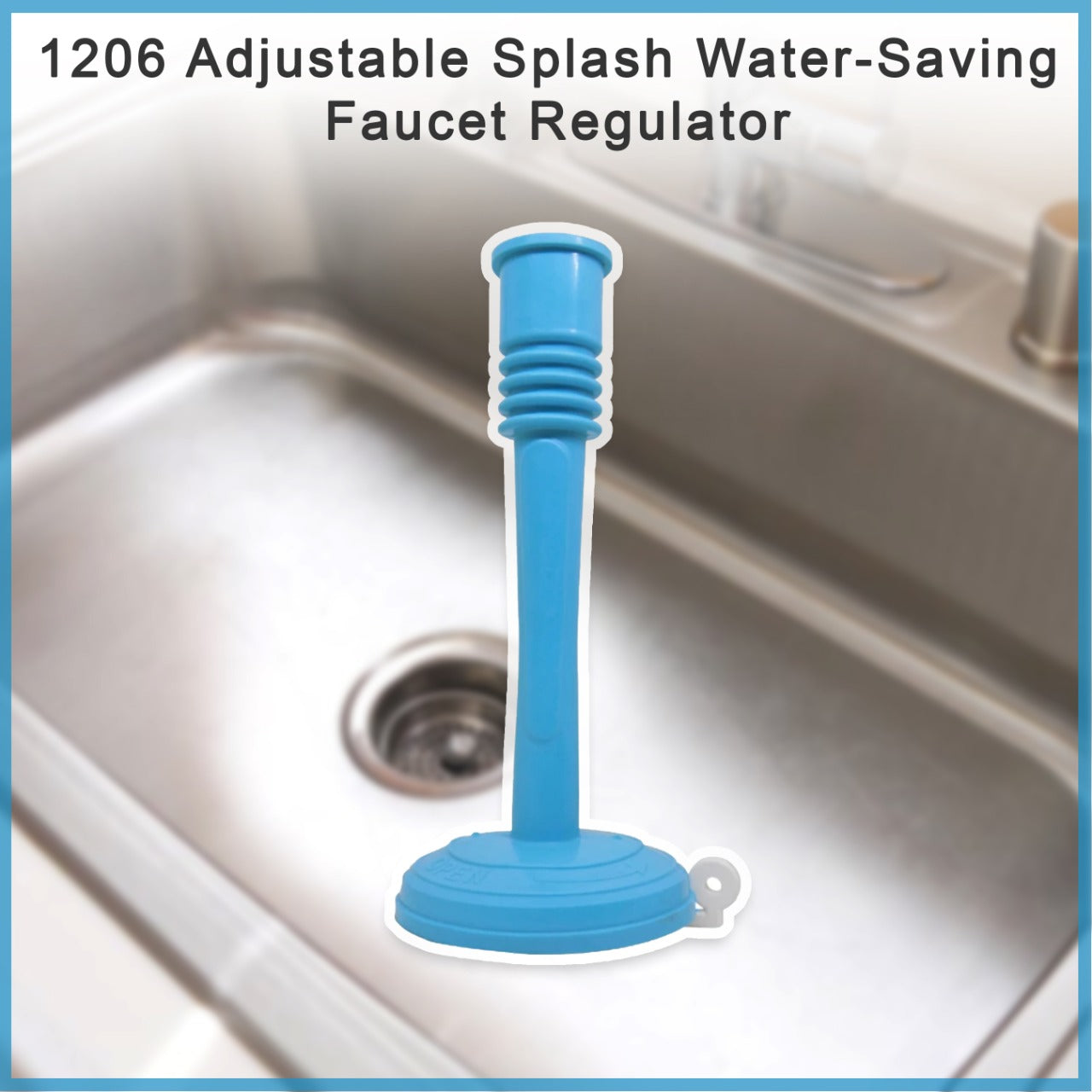 Adjustable Splash Water-Saving Faucet Regulator