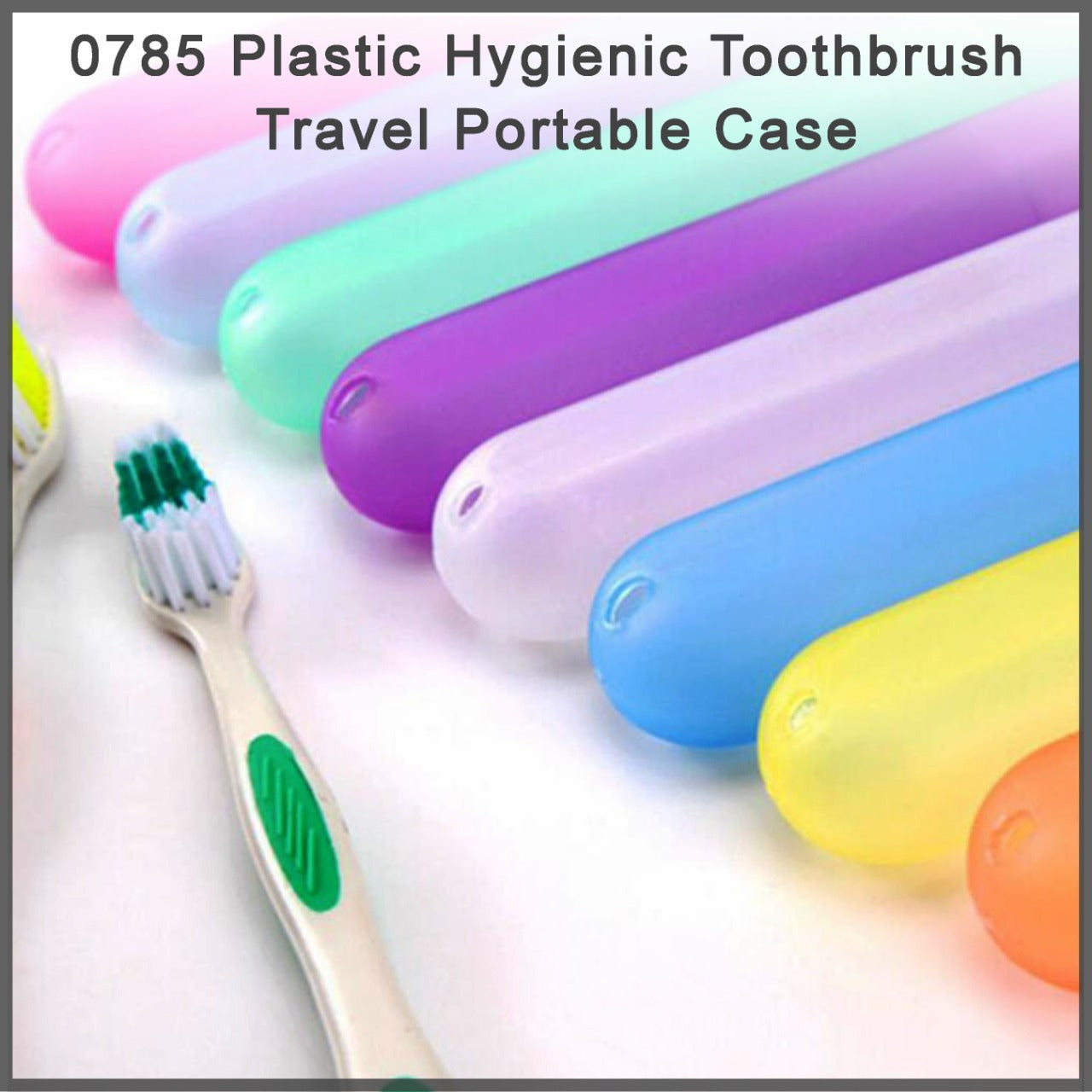 Plastic Hygienic Toothbrush Travel Portable Case