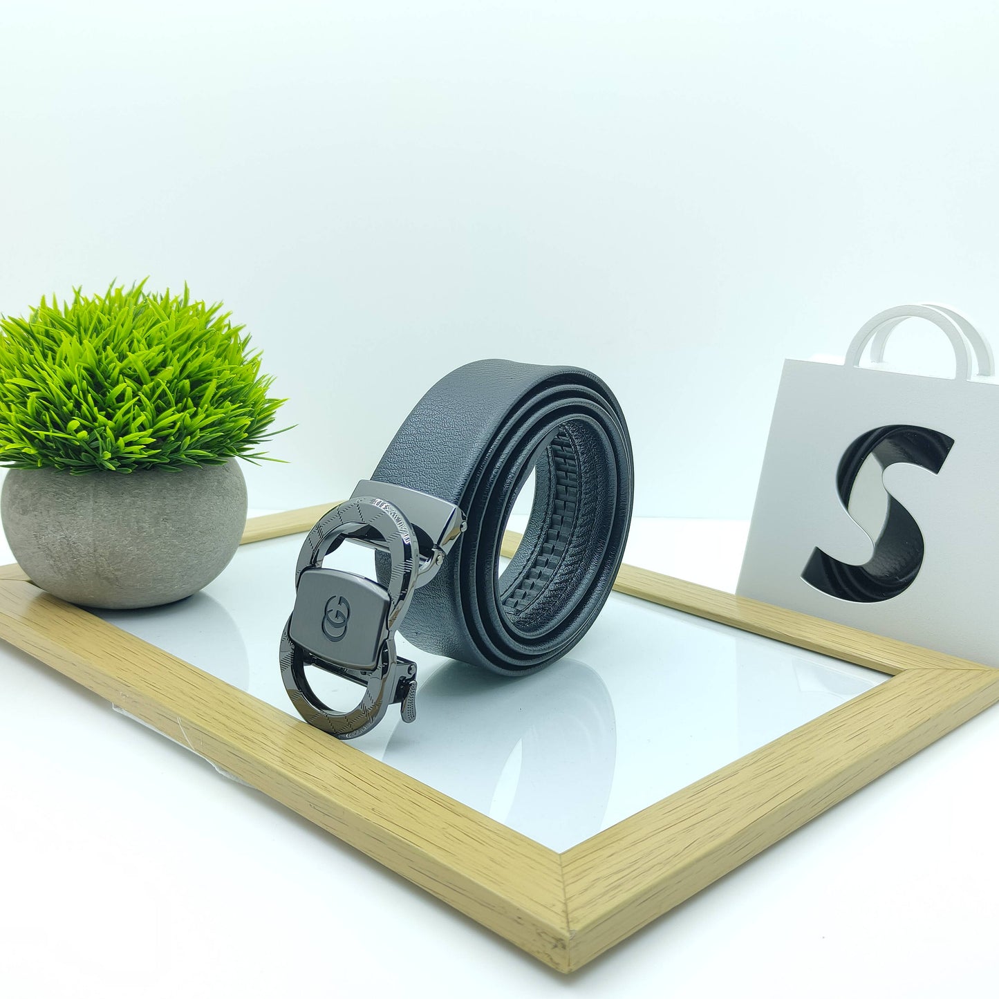 Fashionable Automatic Buckle Casual Belt For Men-SunglassesCraft