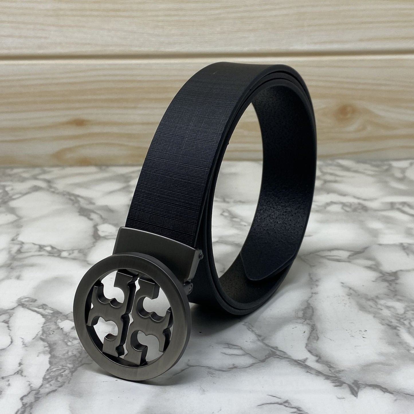 Classy Round Formal Leather Strap Belt-SunglassesCraft