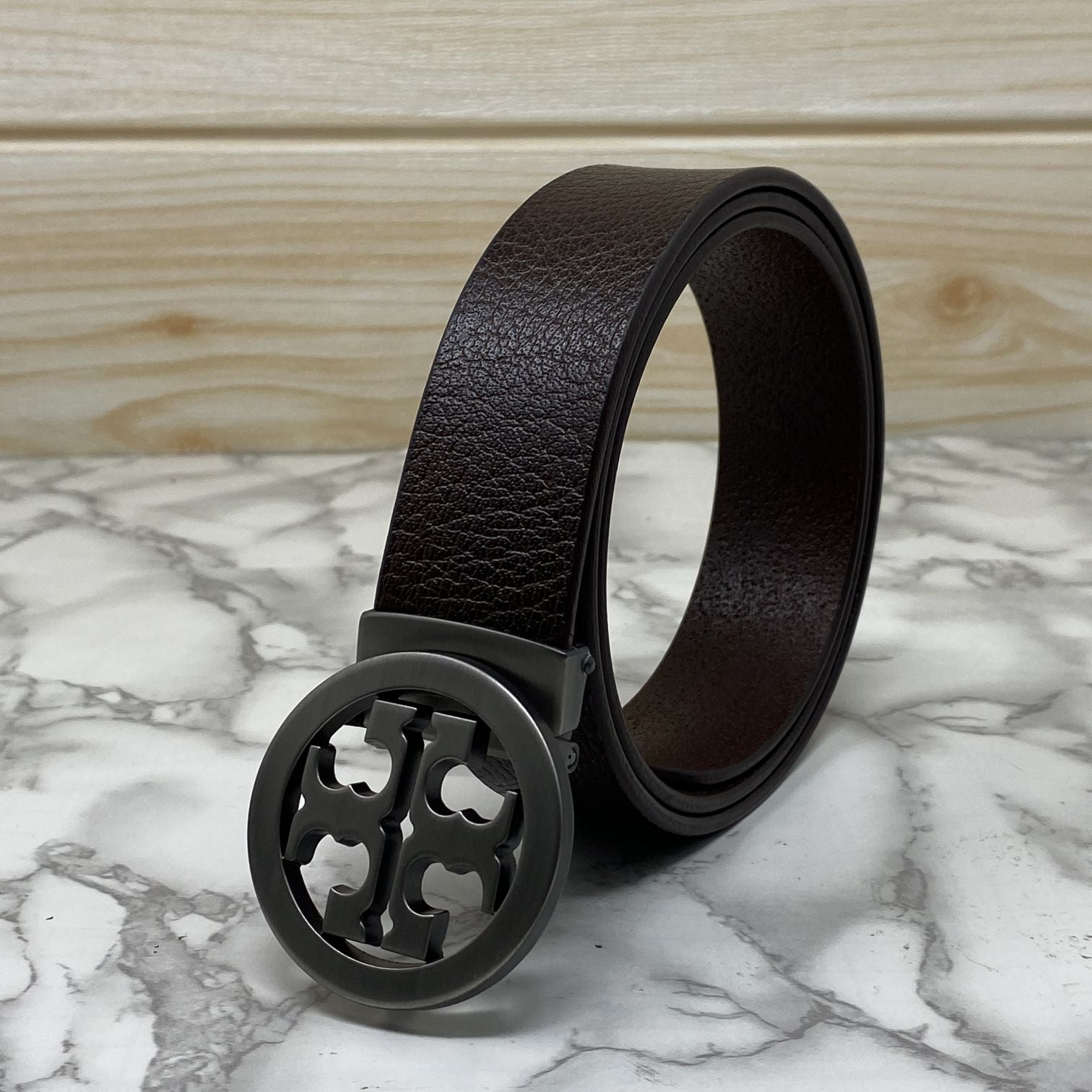 Classy Round Formal Leather Strap Belt-SunglassesCraft