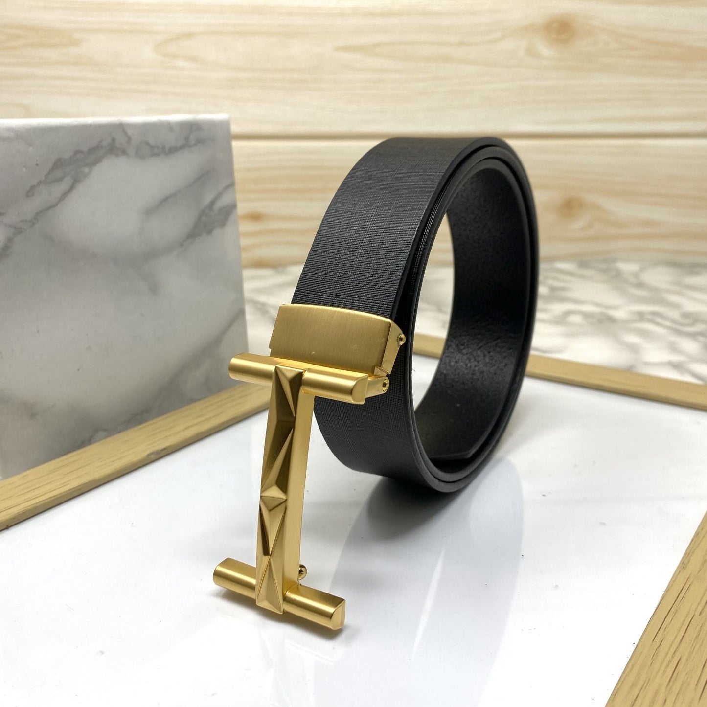 New Arrival H- Pattern Formal and Casual Leather Strap Belt-SunglassesCraft