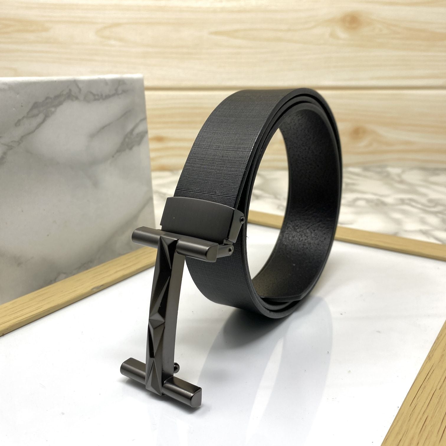 New Arrival H- Pattern Formal and Casual Leather Strap Belt-SunglassesCraft