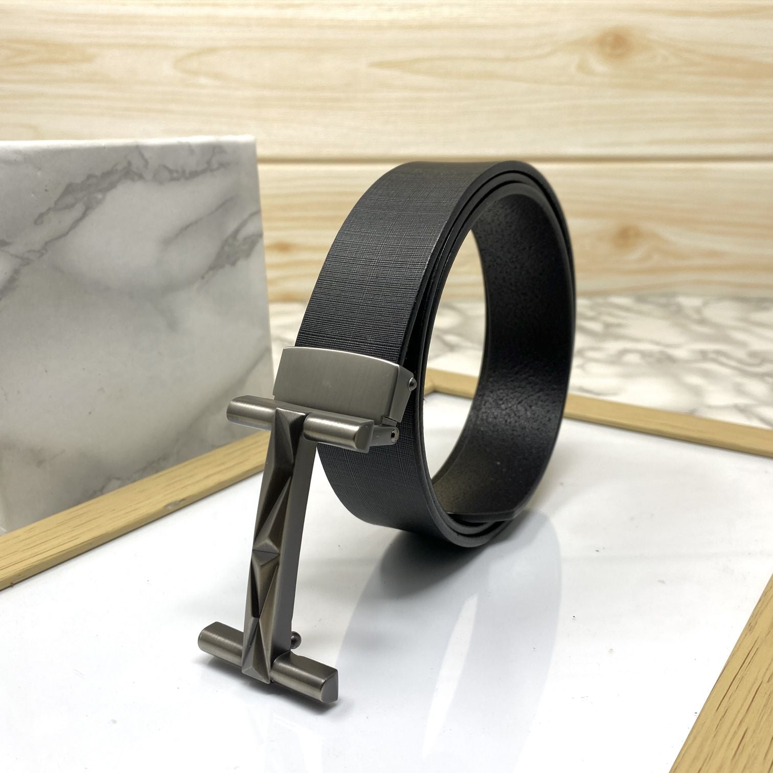 New Arrival H- Pattern Formal and Casual Leather Strap Belt-SunglassesCraft
