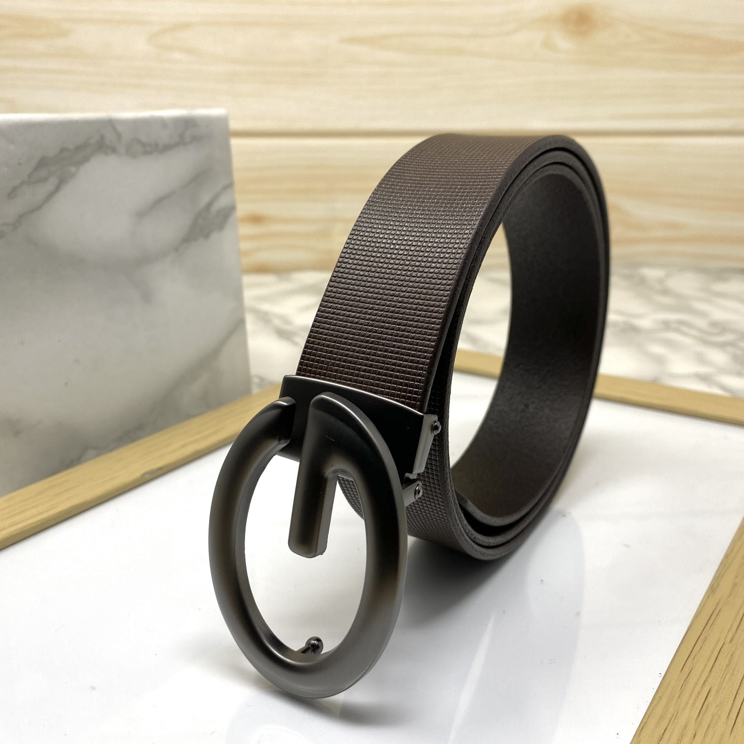 Simple G-Design Formal and Leather Strap Belt-SunglassesCraft