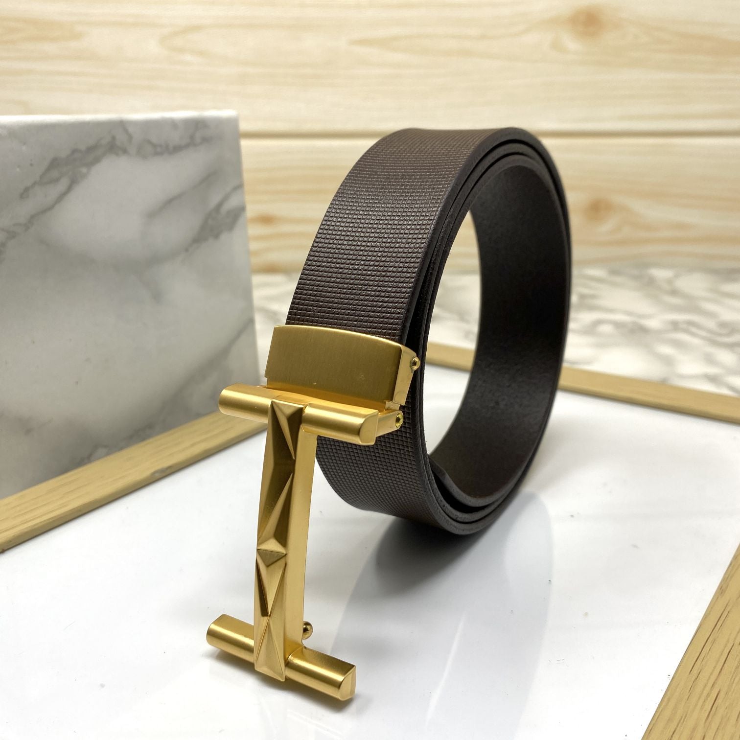 New Arrival H- Pattern Formal and Casual Leather Strap Belt-SunglassesCraft