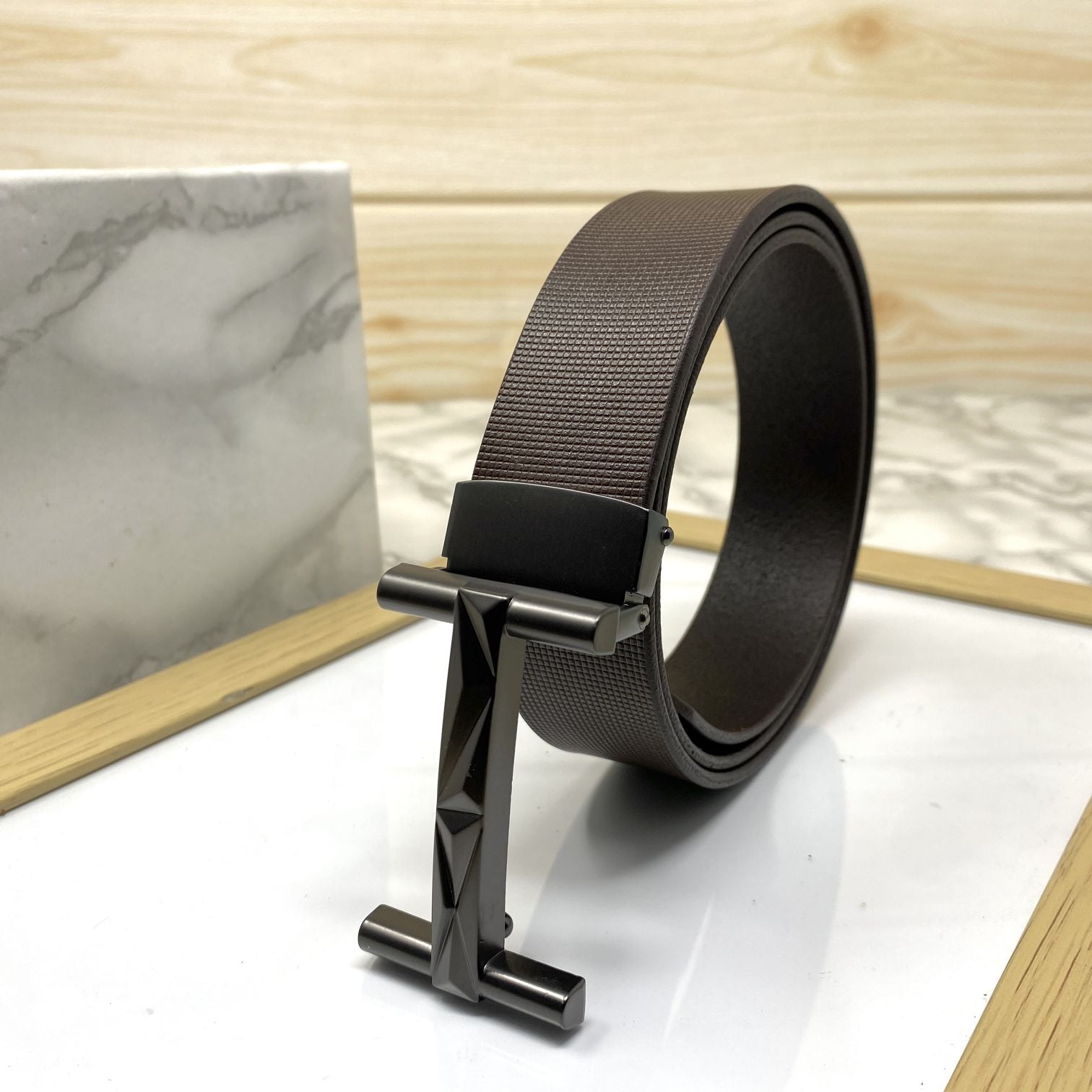 New Arrival H- Pattern Formal and Casual Leather Strap Belt-SunglassesCraft