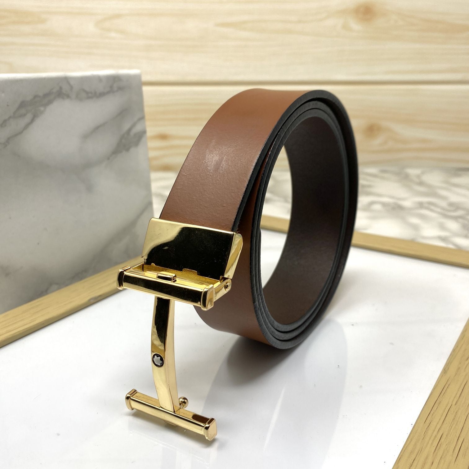 H-Point Premium Quality Leather Strap Belt-SunglassesCraft