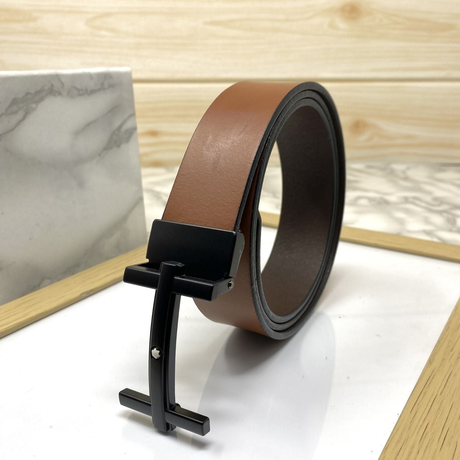 H-Point Premium Quality Leather Strap Belt-SunglassesCraft