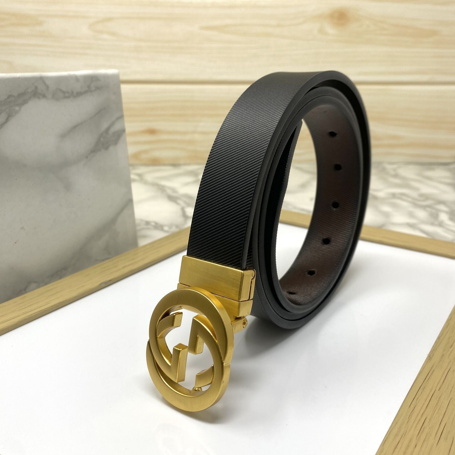 Classic Design Reversible Strap Belt For Men-SunglassesCraft